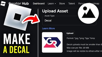 How To Make A Decal In Roblox - Full Guide