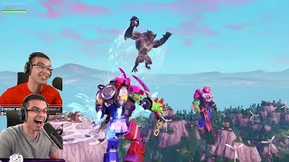 Monster Vs Mech In Fortnite Was Insane