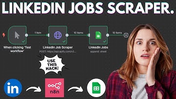 How to EASILY Scrape LinkedIn Jobs in Minutes Using N8N!