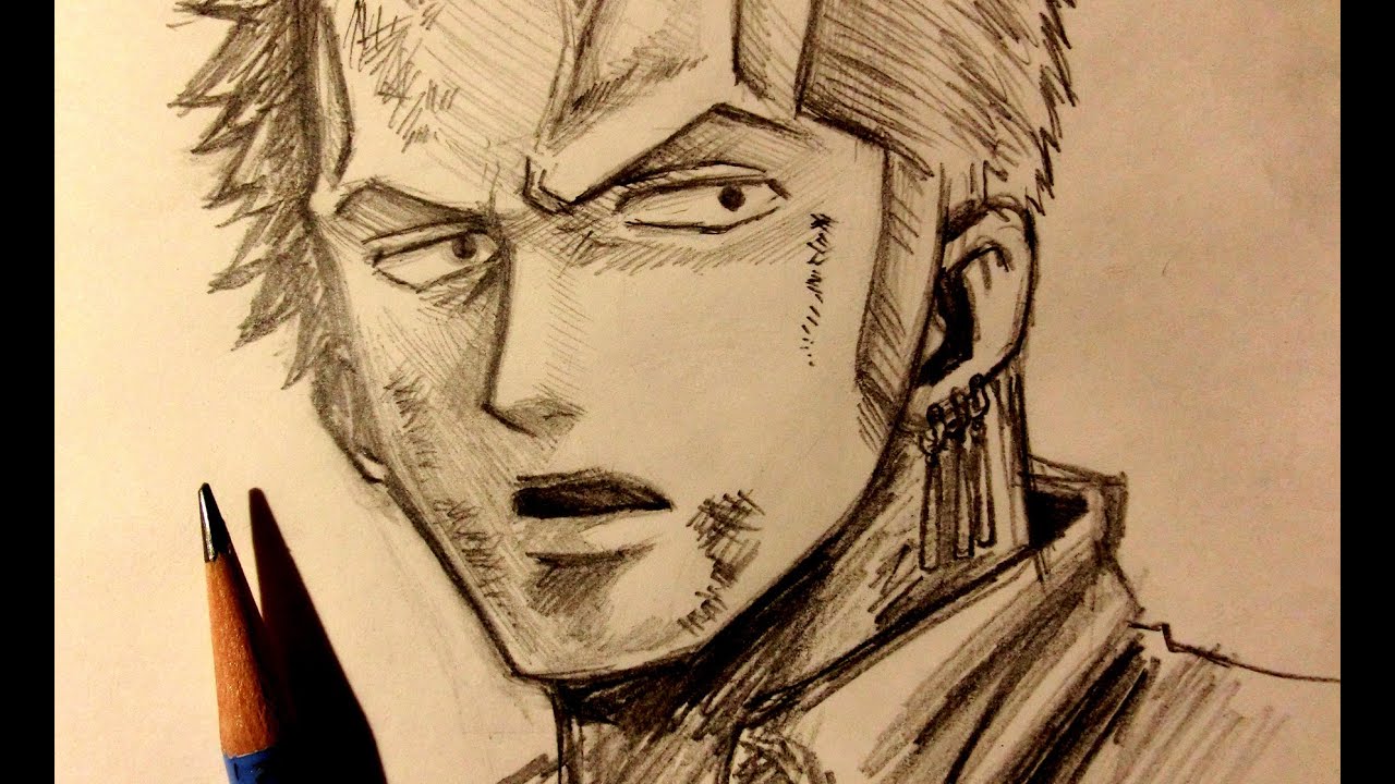 Zoro Pencil Drawing Bestpencildrawing