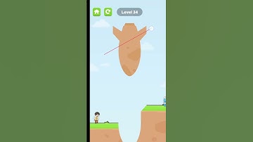 Slice to save game funny moment 😜 hard level - 34 #funny #shorts