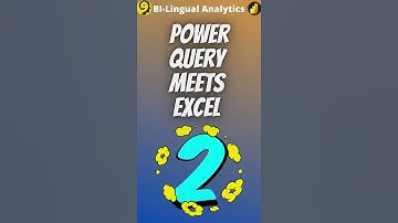 How To Use Power Query in Excel - #Shorts