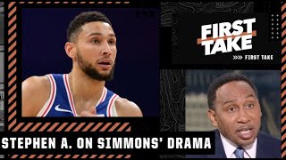 Ben Simmons has GOT TO GO! - Stephen A. on Simmons getting thrown out of practice | First Take