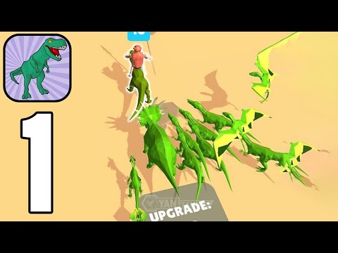 Dino Wars - Gameplay Walkthrough Part 1 Sinosaur World Defense (Android,iOS)