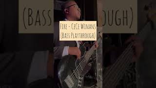 Fire - Cece Winans (Bass Cover)