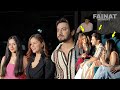 Fainat moment  mrfaisu  jannat zubair arrive at rubina dilaik film chal bhajj chaliye screening