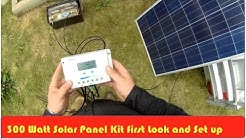 Solar Energy DC 300 Watt Kit First Set Up