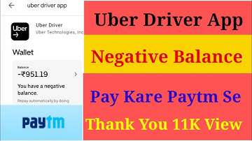 How to Pay Uber Negative Balance Uber Negative Balance kaise pay kare