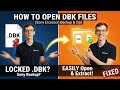 Opening DBK Files: Sony Ericsson Backup &amp; Zip