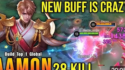 Legendary Aamon Deadly Jungler!! - Build Top 1 Global Aamon ~ MLBB