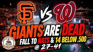 LIFELESS GIANTS FALL 6-3 TO NATS