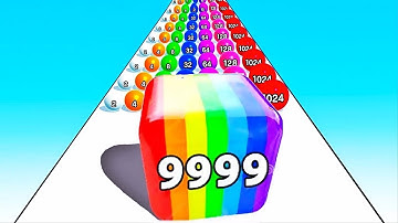 Jelly Run 2048 - ASMR Gameplay Android,iOS Walkthrough Pro Game Mobile (Level Up) #4