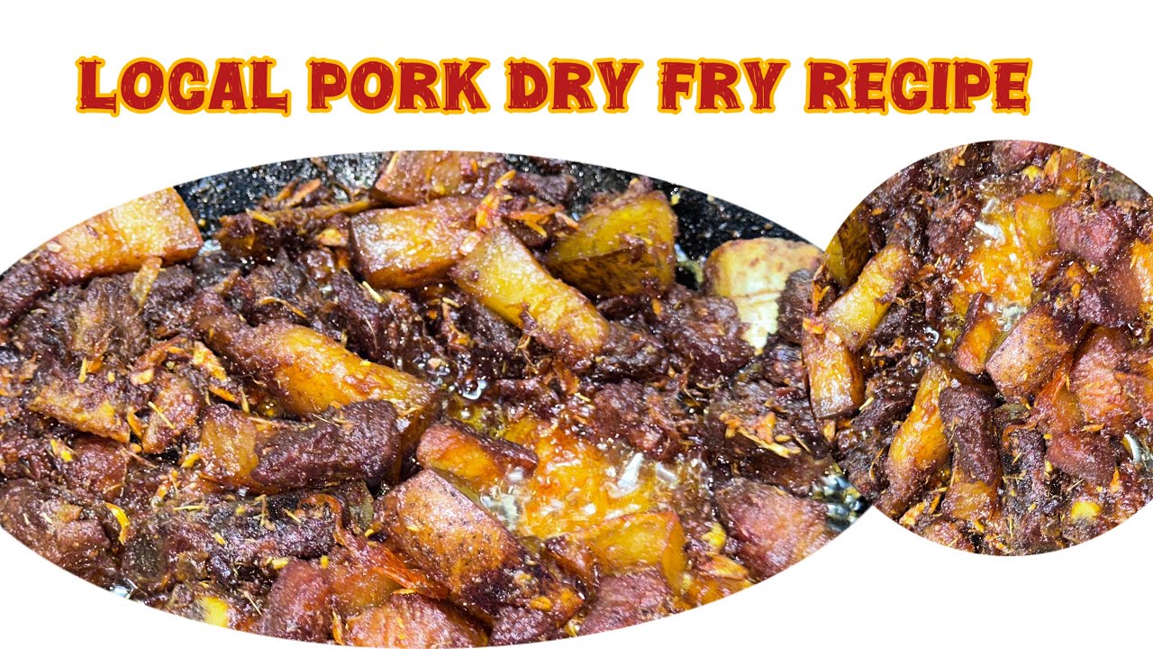 Local Pork Dry Fry Recipe👩‍🍳Lets make super Delicious😋 Pork with Me🤗