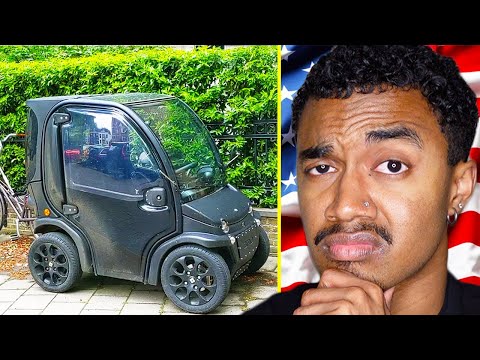 American Reacts to the Miniature Microcars of Amsterdam 🇳🇱