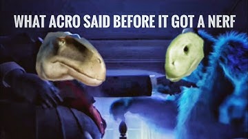 what the acrocanthrosaurus said before it got nerfed (dinosaur world mobile roblox meme)