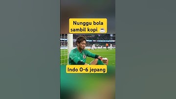 kiper jepang: sambil ngopi #asia #qualivikasi #shortvideo #sepakboladunia