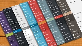 What are Wordpress Admin panel color scheme - Tuthowto