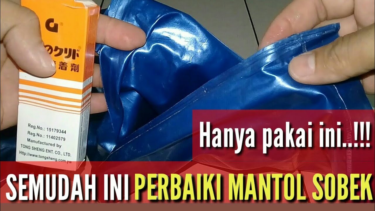 Cara perbaiki mantel sobek