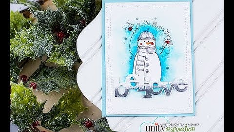 Unity Quick Tip: Metallic Ombre Dipped Sentiment