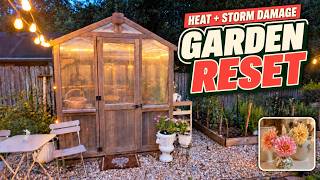 Garden Clean-Up Day | Storm Damage, Cutbacks & a Greenhouse Refresh