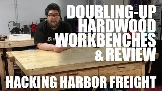 David takes you on a short tour of the Harbor Freight Hardwood Workbenches, and shows you some of his tips and tricks for both 