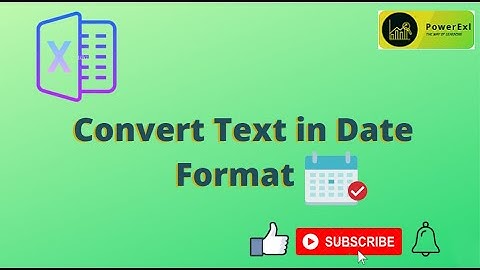 How to Convert Text to Date Format in Excel (Hindi)