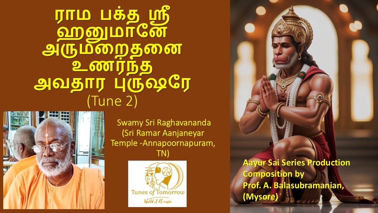 ராம பக்த ஸ்ரீ ஹனுமானே  அவதார புருஷரே (Tune 2)