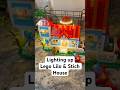Lighting up Lego Lilo &amp; Stitch House