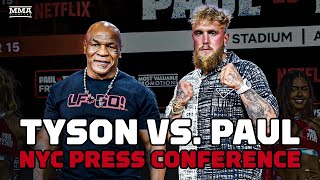 Thumbnail for Full Mike Tyson vs. Jake Paul NYC Press Conference | Tyson vs. Paul