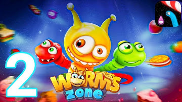 Worms Zone .io 🎮 - Gameplay Walkthrough Part 2 - Snake 🐍 ( iOS Android ) AllGameplay