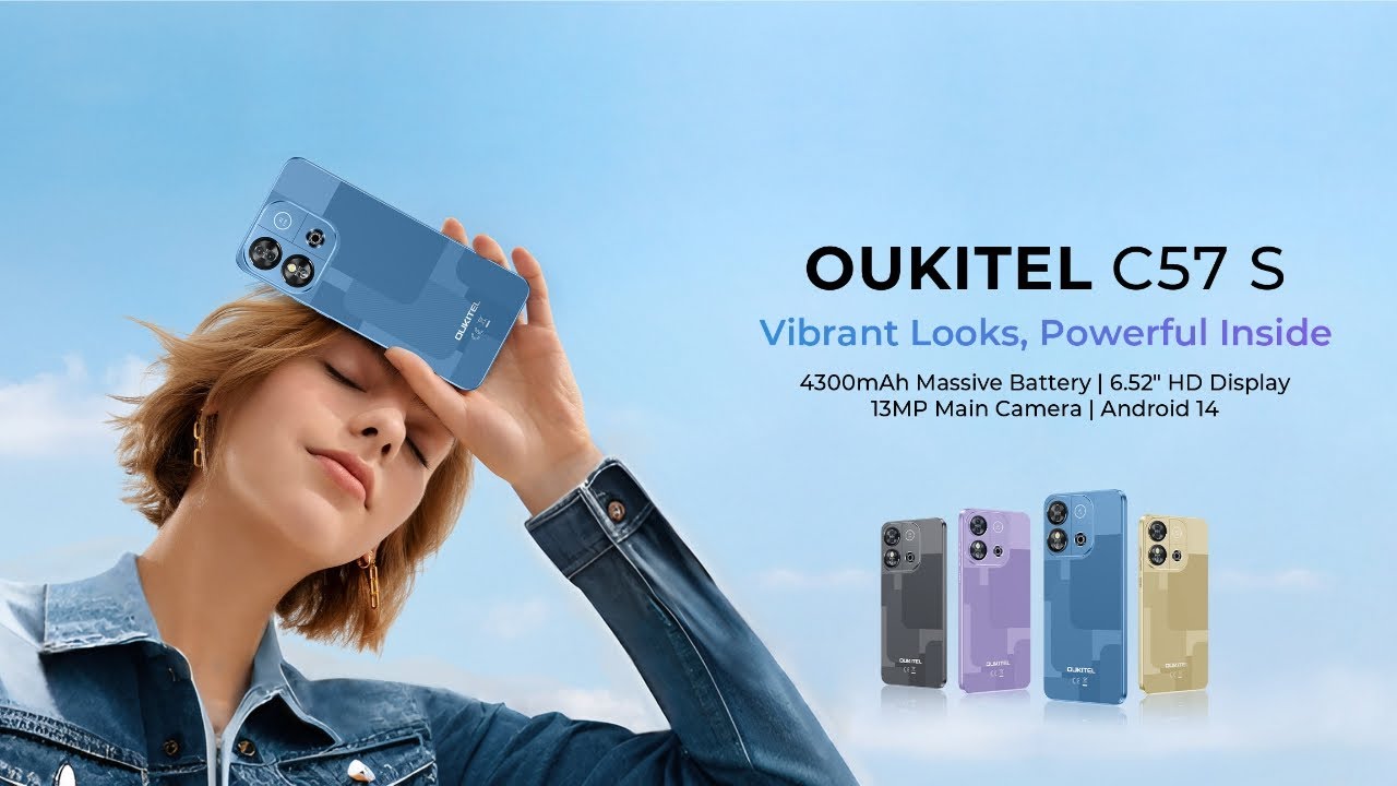 OUKITEL - C57S: Youthful Vibes, Sleek Design, and Powerful