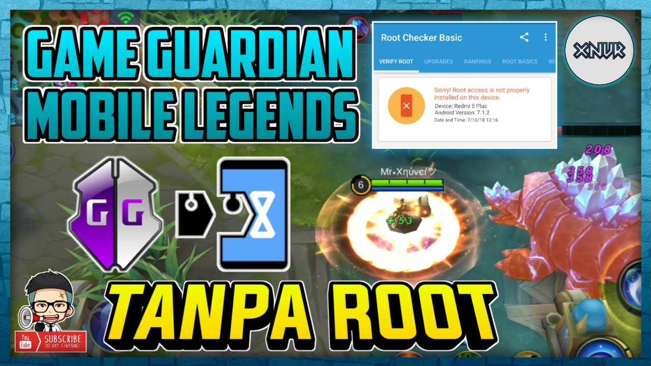 Cara Cheat Mobile Legends Menggunakan Game Guardian Tanpa Akses Root - 