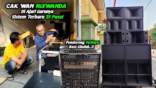 Cak Wan Riswanda Tests Out the New Ombro Mixer from 35 Pusat, Demoed by Pak Agus