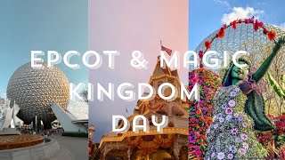 EPCOT & MAGIC KINGDOM IN ONE DAY - Tepan Edo, Remy’s Ratatouille Adventure, and Happily Ever After!!