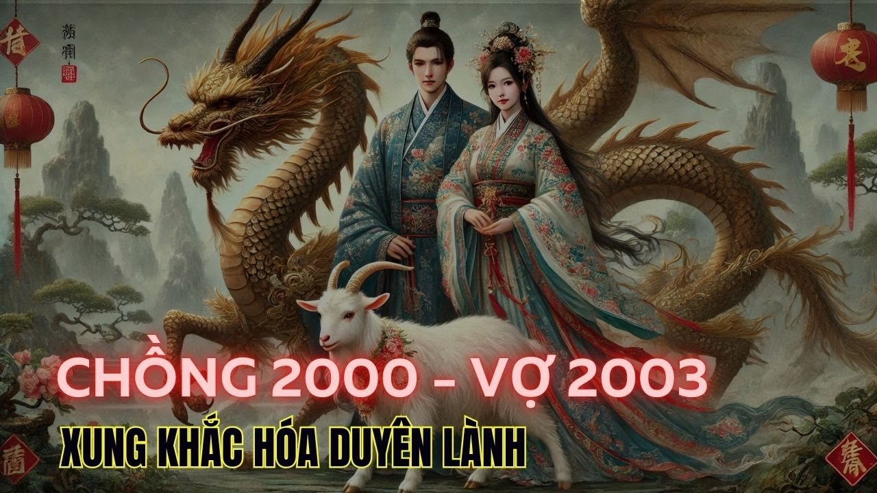 🐲 Chồng 2000 🐑 Vợ 2003 Có Hợp Nhau Không? Xem tuổi kết hôn vợ chồng