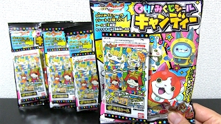 妖怪ウォッチ OH！みくじシールキャンディー〈5パック開封〉  Yo-kai Watch