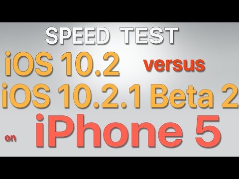 iPhone 5 : iOS 10.2 vs iOS 10.2.1 Beta 2 / Public Beta 2 Speed Test Build # 14D15