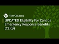 UPDATED Eligibility for Canada Emergency Response Benefit (CERB)