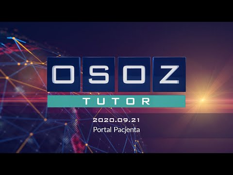 OSOZ-TUTOR 20200921 Portal Pacjenta