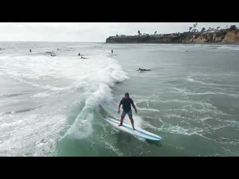 August 3rd 2023 Tourmaline Surf Park Sunset Uncut Raw Unedited Drone Footage from Pacific Beach, Ca