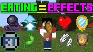 Minecraft, But Eating Gives Me Random Effects