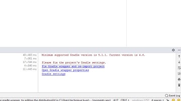 حل مشكل خطا الغرادل Gradle للرسالة Upgrade plugin to Version . and sync project