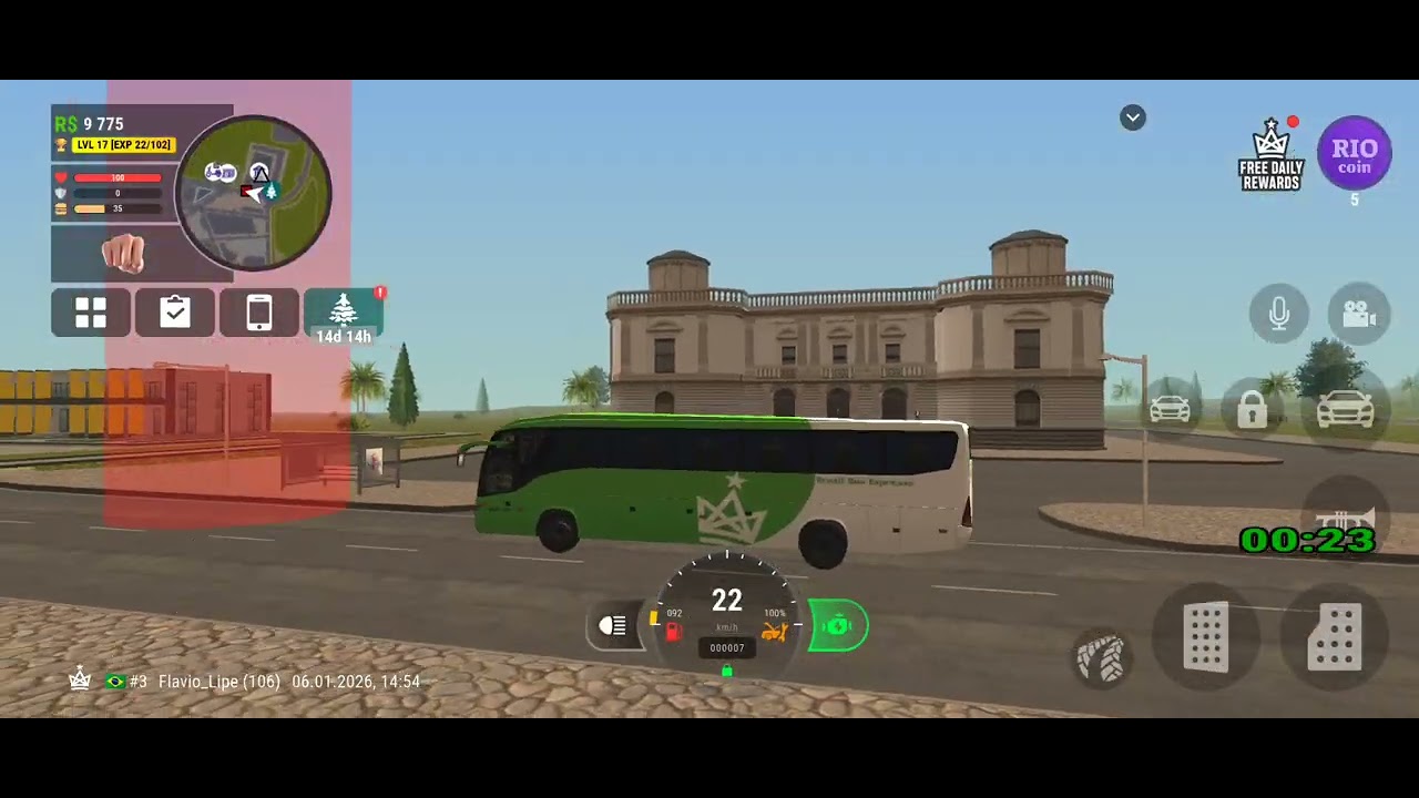 HOJE EU TRABALHEI DE ( MOTORISTA DE ÔNIBUS ) QUAL TRABALHO COMPENSA MAIS NO (RIO RISE) RP