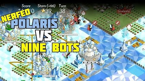 NERFED Polaris Vs. 9 Crazy Mode Bots | The Battle Of Polytopia Gameplay