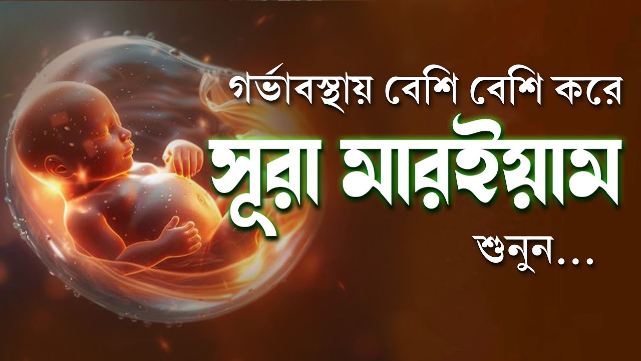 গর্ভাবস্থায় প্রতিদিন সূরা মারইয়াম শুনুন | হৃদয় ছুঁয়ে যাওয়া তেলাওয়াত | Surah Maryam by Alaa Aqel