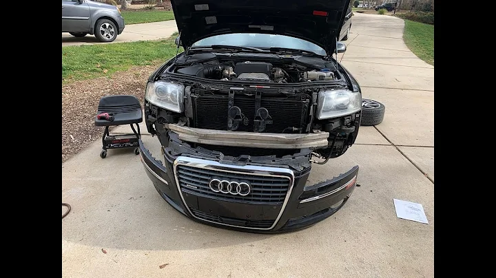 Audi A8 (D3) - Remove Front Bumper