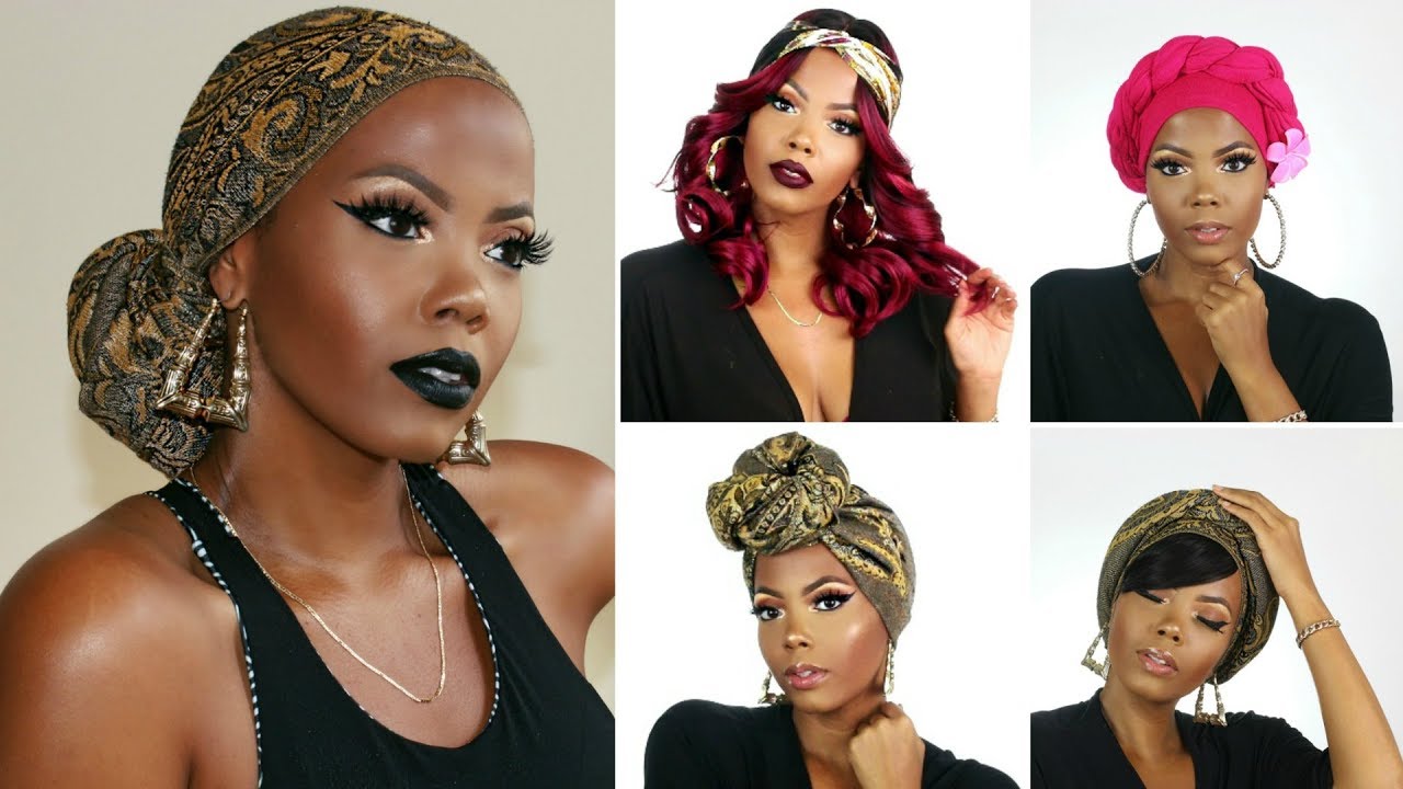 8 Quick Easy Headwrap Turban Styles Headwrap Tutorial For