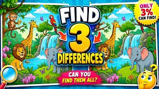 Find 3 Differences Before Time Runs Out! 🔥 #find3differencesgame 