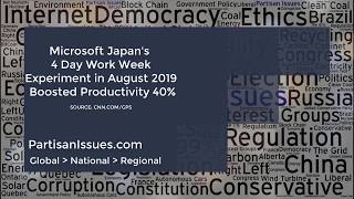 Microsoft Japan's 4 Day Work Week Experiment in August 2019 Boosted Productivity 40%