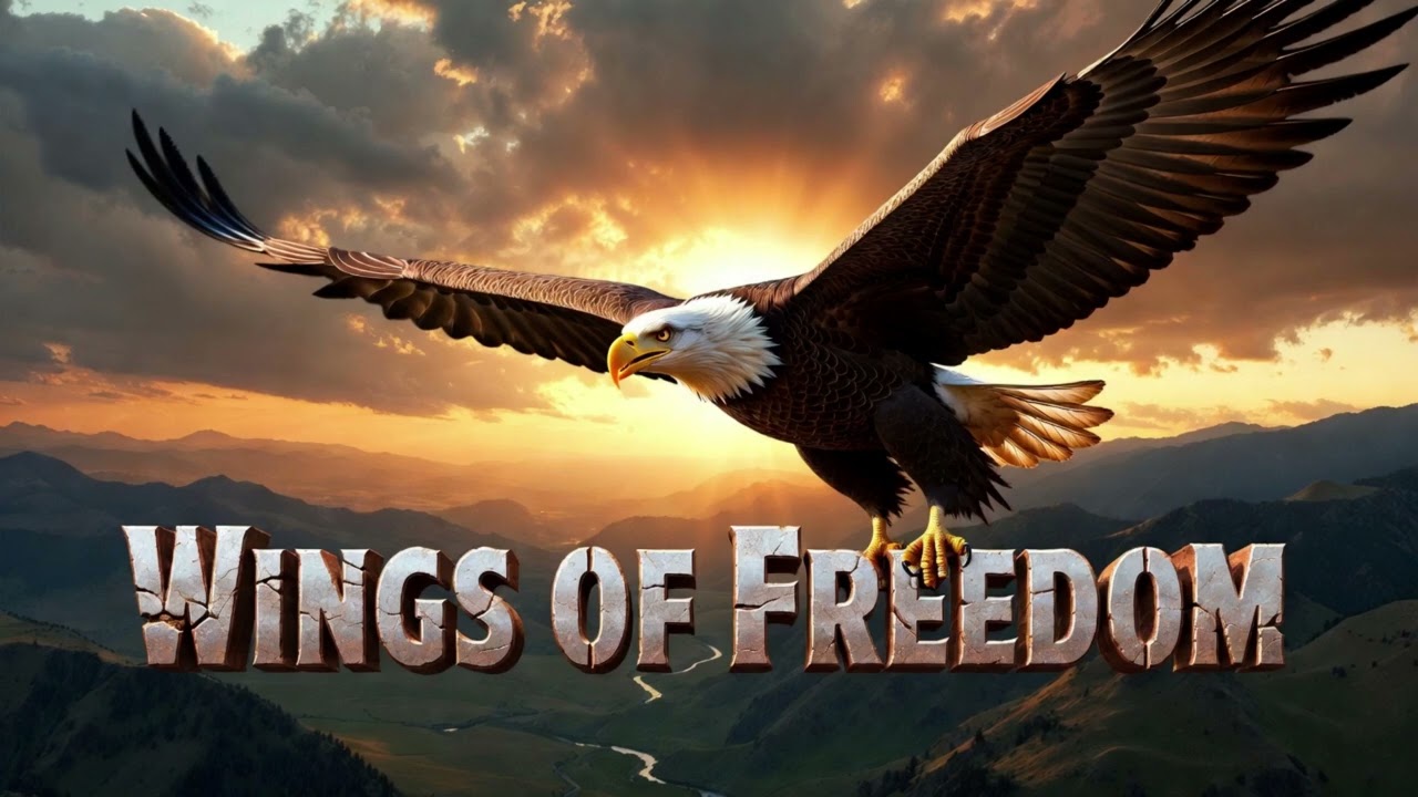 КРЫЛЬЯ СВОБОДЫ - 🦅 ВЗЛЕТАЯ НАД США (Эпический рок-гимн) [Патриотический]